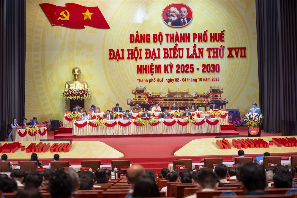 Đại hội đại biểu Đảng bộ thành phố Huế lần thứ XVII tiến hành phiên trù bị 1