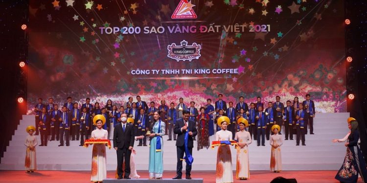 King Coffee - Thương hiệu cà phê Việt Nam đạt giải Sao Vàng Đất Việt 2021