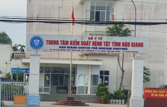 Trung tâm Kiểm soát bệnh tật tỉnh Hậu Giang nơi ông Nguyễn Văn Lành công tác