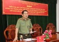 Đại tá Định Văn Nơi - Giám đốc Công an tỉnh An Giang được UBND tỉnh phân công làm Tổ trưởng Tổ công tác đặc biệt triệt xóa tín dụng đen (Ảnh: Quỳnh Như).