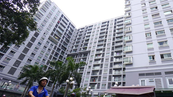 Nhà ở xã hội trên đường Hoàng Hoa Thám, Q.Tân Bình, TP.HCM