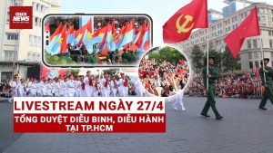 Tổng duyệt diễu binh, diễu hành cấp Nhà nước mừng đại lễ tại TP.HCM ngày 27/4