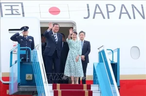Thủ tướng Nhật Bản Ishiba Shigeru đến Hà Nội, bắt đầu thăm chính thức Việt Nam