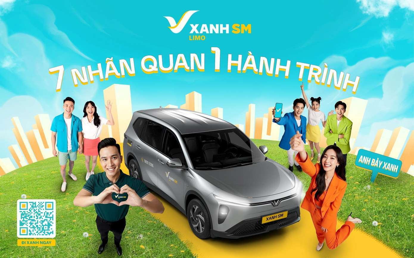 Xanh SM ra mắt dịch vụ taxi điện 7 chỗ cao cấp Xanh SM Limo 6
