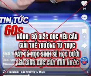 Bộ GD&ĐT cảnh báo tin sai sự thật về giải thể cơ sở giáo dục ngoài công lập 4